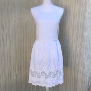 Lace Accent Summer Dress